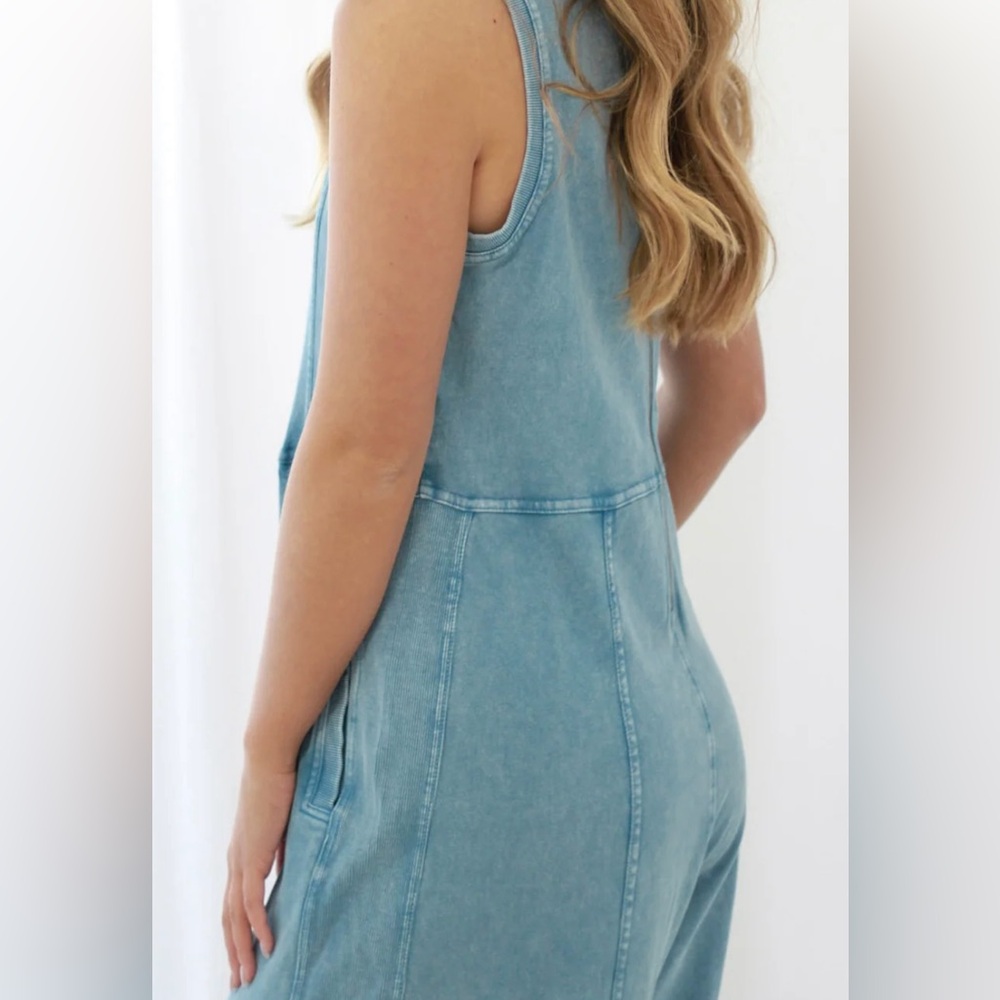 Easel oversized mineral washed boho jumper size Large - Picture 4 of 12